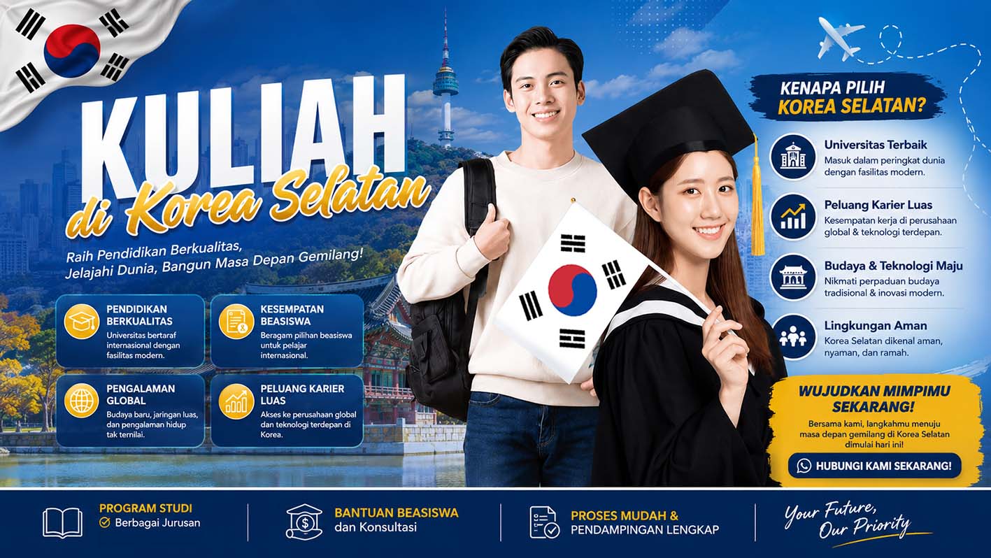Panduan Lengkap Kuliah di Korea Selatan dengan Beasiswa