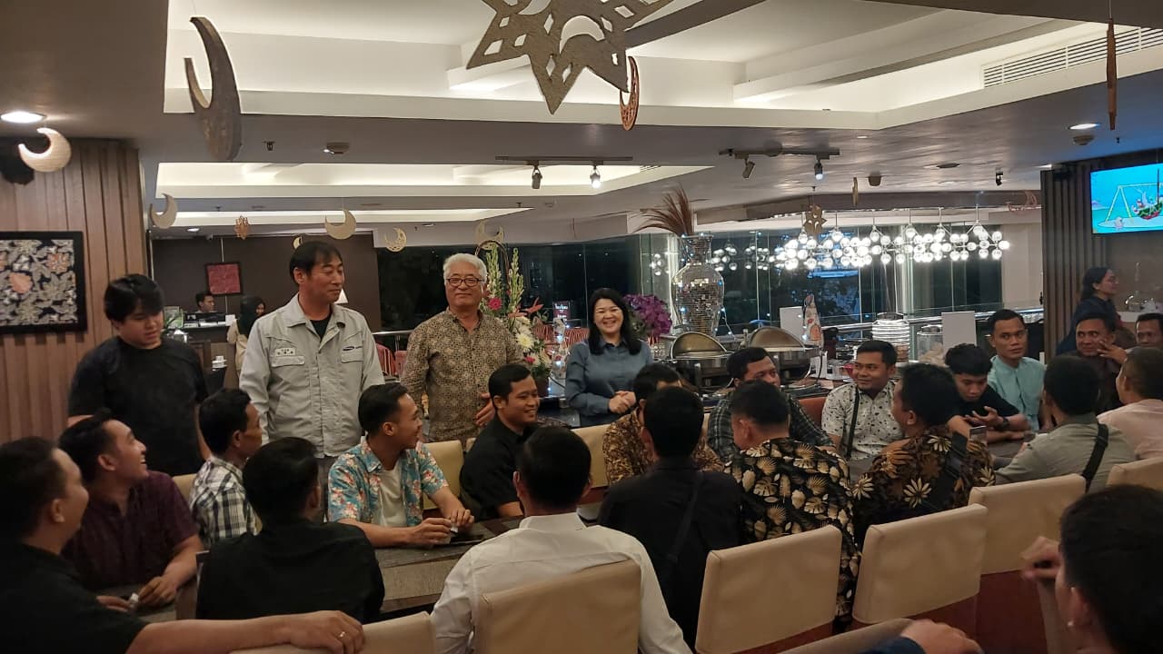 Dinner with trainees